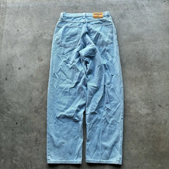 Y2K Anchor Blue Baggy Jeans - Picture 4 of 7